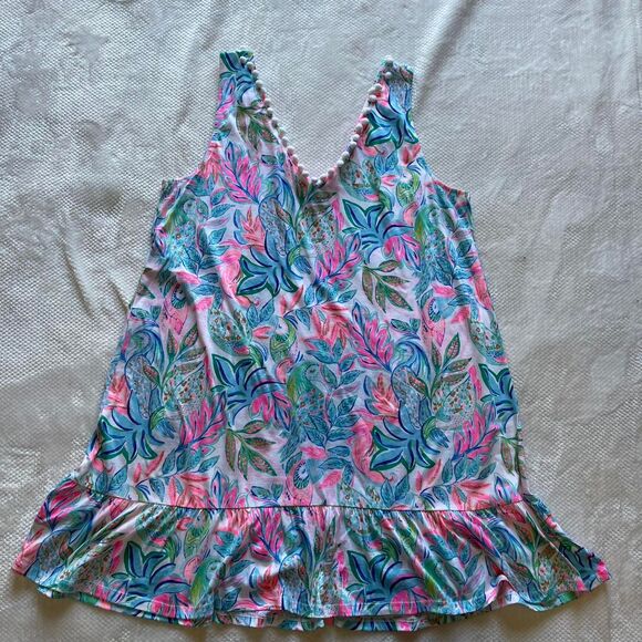 LILLY PULITZER RESORT WHITE TOUCAN DO IT BETTER CAMILLA SWING DRESS - Picture 3 of 5